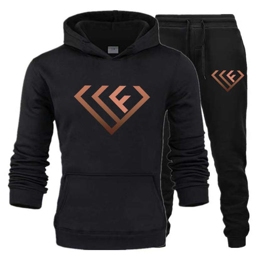 WF Hoodies and Pants Thick Sweatshirt Comfortable Streetwear Tracksuit