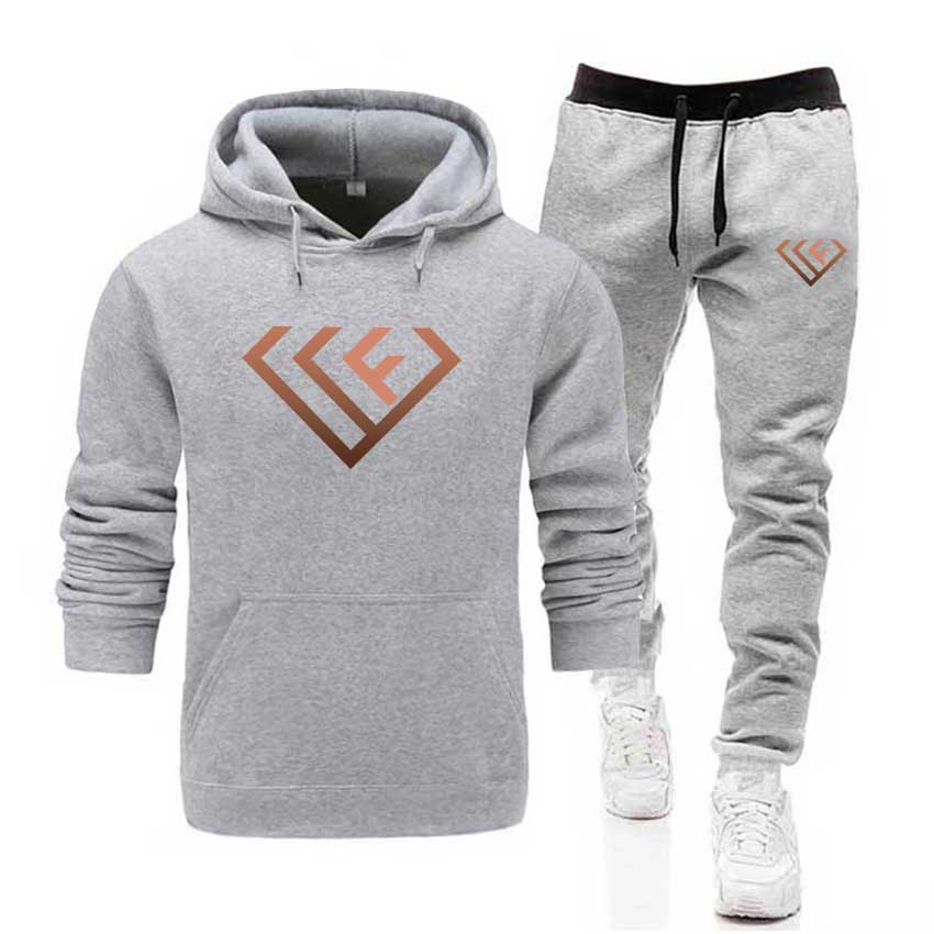 WF Hoodies and Pants Thick Sweatshirt Comfortable Streetwear Tracksuit