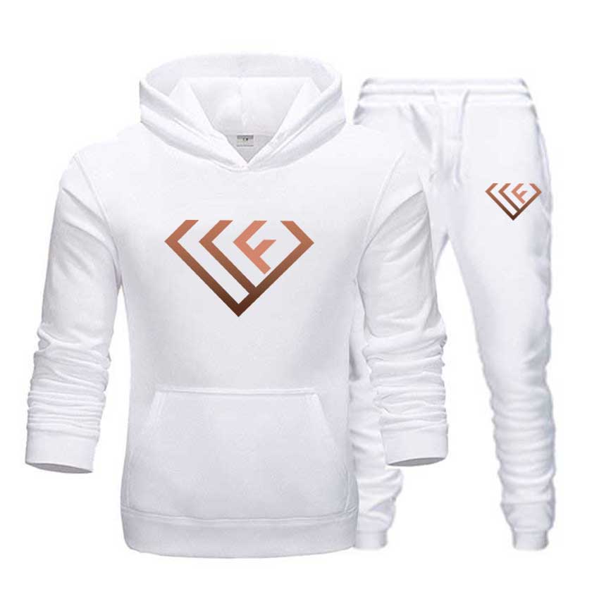 WF Hoodies and Pants Thick Sweatshirt Comfortable Streetwear Tracksuit