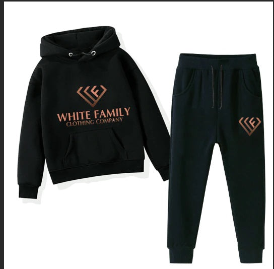 WF Boys & Girls Hoodie and Pants Winter 2pcs