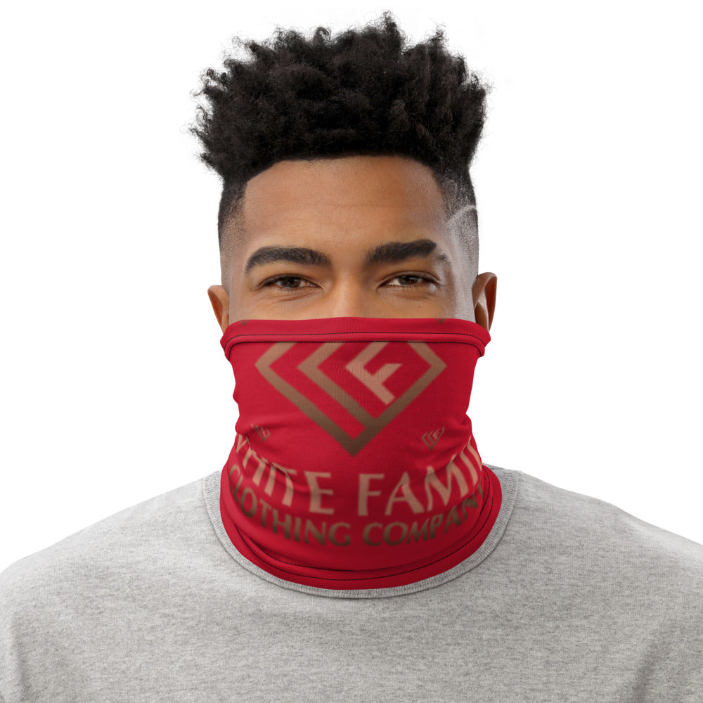 WF Logo Print Neck Gaiter Red