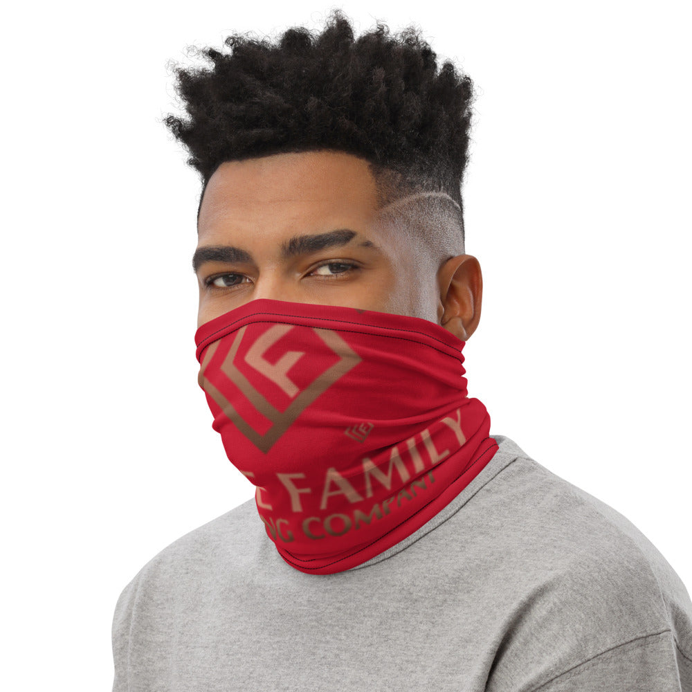 WF Logo Print Neck Gaiter Red