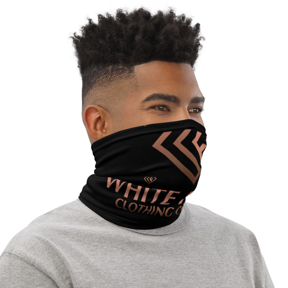 WF Logo Print Neck Gaiter Black